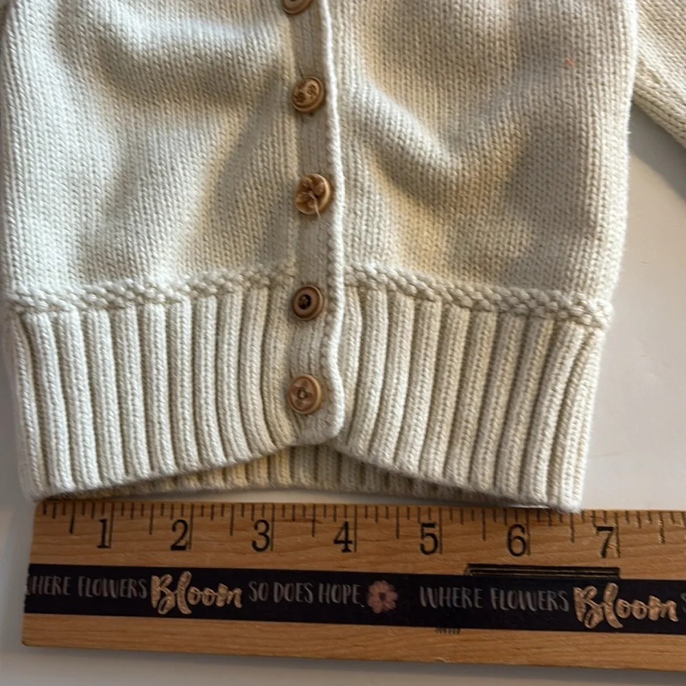 Ralph Lauren Cream Cableknit Cardigan 9M Baby Girl Ralph Lauren Cream Cardigan